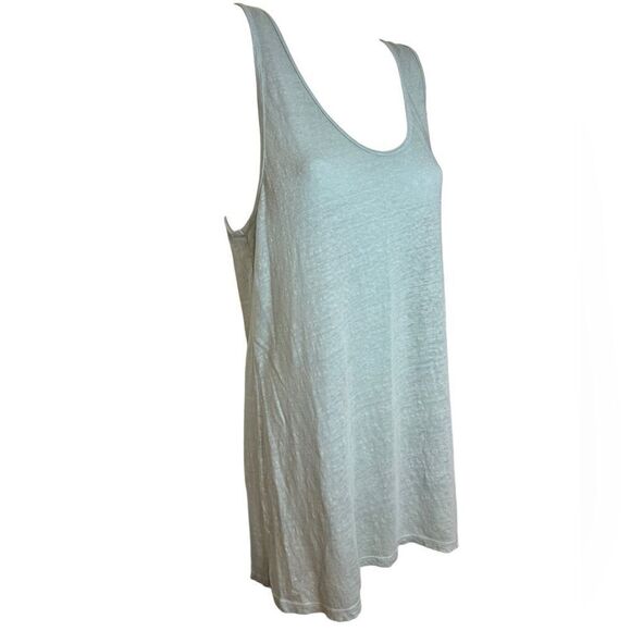 CP Shades Light Blue Sleeveless Linen Top - Picture 2 of 5